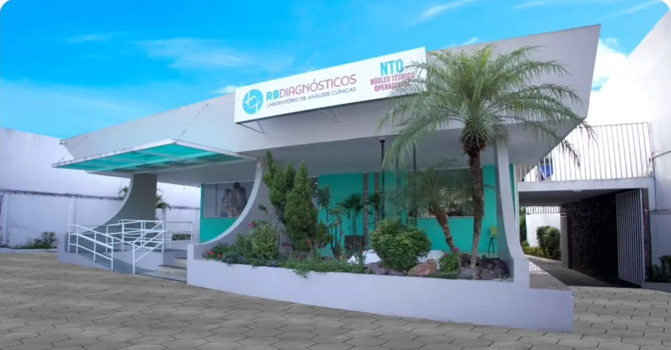 Fachada da matriz do RB Diagnósticos
